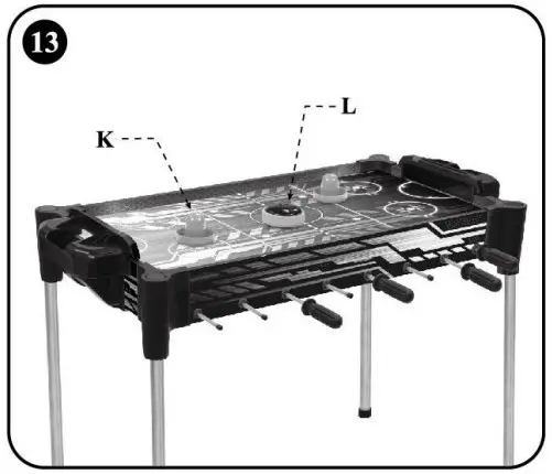 FOOTBALL TABLE ASSEMBLY INSTRUCTIONS