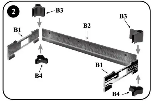 FOOTBALL TABLE ASSEMBLY INSTRUCTIONS