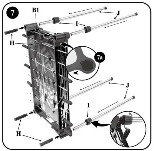 FOOTBALL TABLE ASSEMBLY INSTRUCTIONS