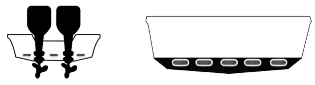 OceanLED X-SERIES Underwater LED Light Flush Mount - TRANSOM PLACEMENT