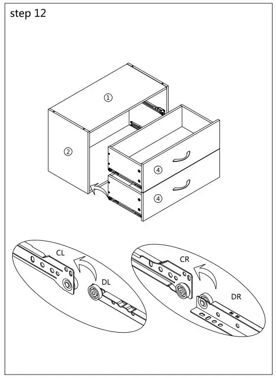 COSTWAY JZ10082 Stackable 2-Drawer Horizontal Organizer-fig10