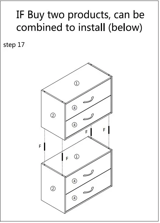 COSTWAY JZ10082 Stackable 2-Drawer Horizontal Organizer-fig14