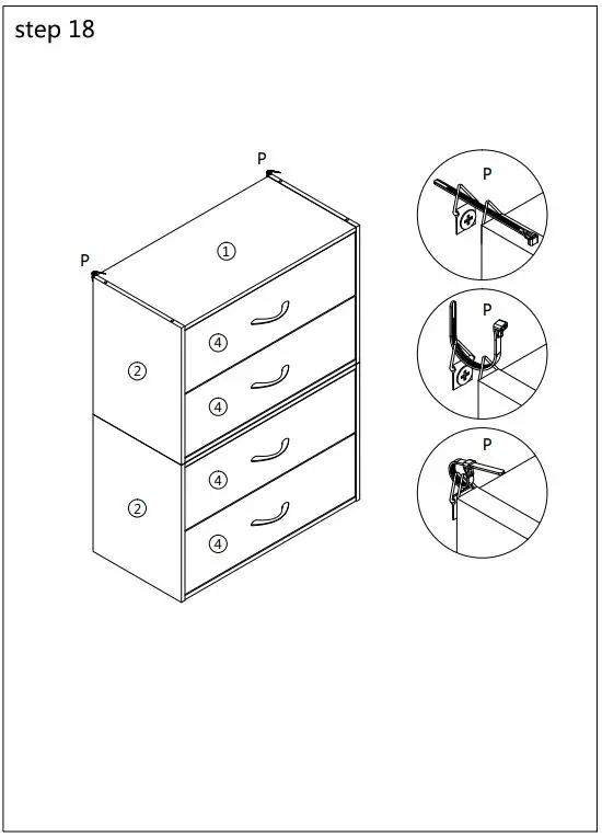 COSTWAY JZ10082 Stackable 2-Drawer Horizontal Organizer-fig15