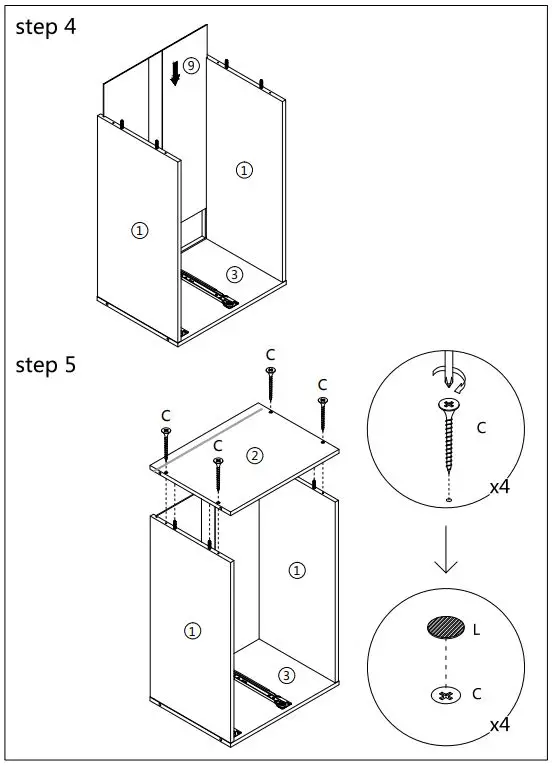 COSTWAY JZ10082 Stackable 2-Drawer Horizontal Organizer-fig5