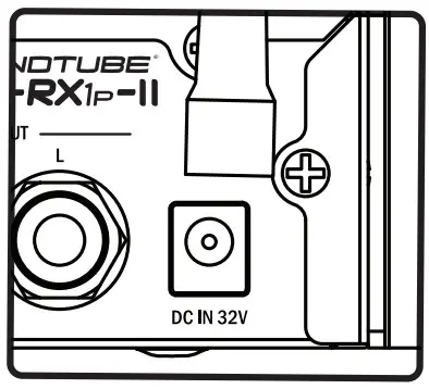 SOUNDTUBE WLL-TR-1p-II Wireless Transmitter and Receiver- Connect the power