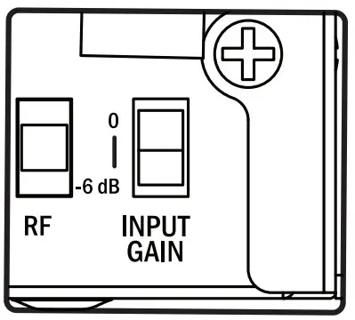 SOUNDTUBE WLL-TR-1p-II Wireless Transmitter and Receiver- INPUT sensitivity