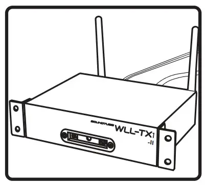 SOUNDTUBE WLL-TR-1p-II Wireless Transmitter and Receiver- LED on the front