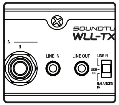 SOUNDTUBE WLL-TR-1p-II Wireless Transmitter and Receiver- variable LINE