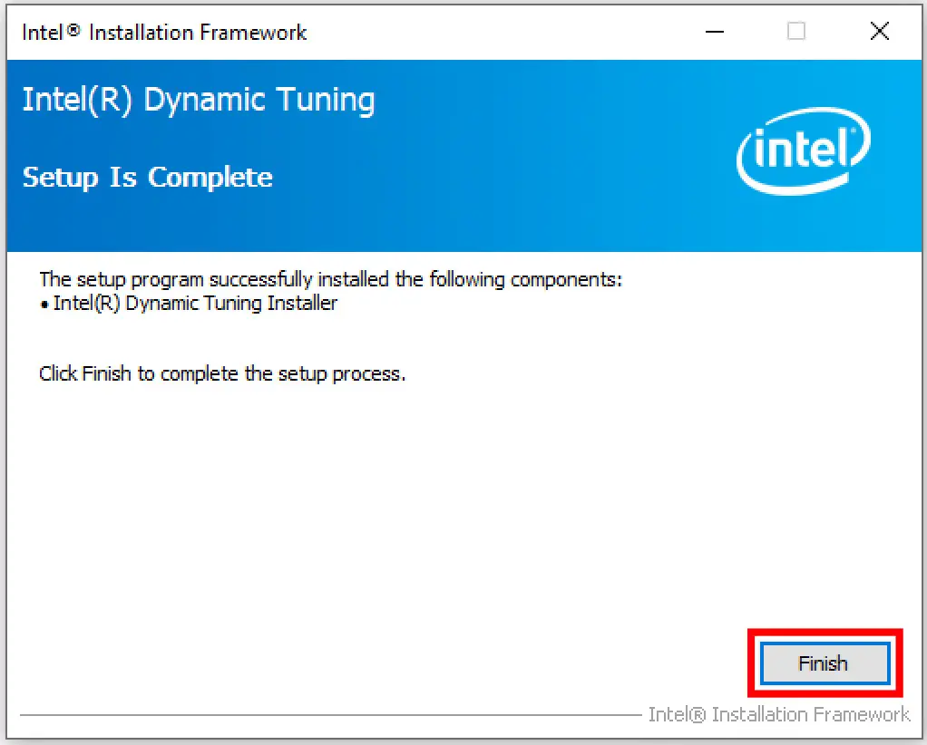 RAZER Intel DPTF Driver- Finish