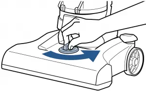 Bissell-1701-Using-Height-Adjustment