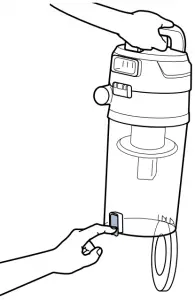 Bissell-1701-Emptying-Dirt-Container