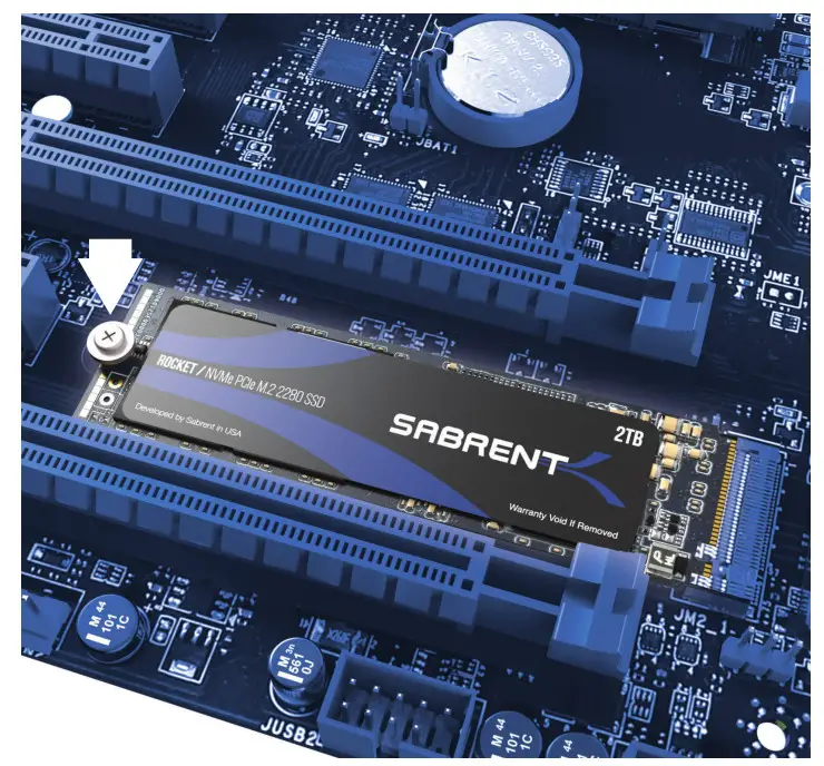 ROCKET NVMe PCIe M.2 2280 SSD - Sabrent ROCKET NVMe M.2 SSD 1