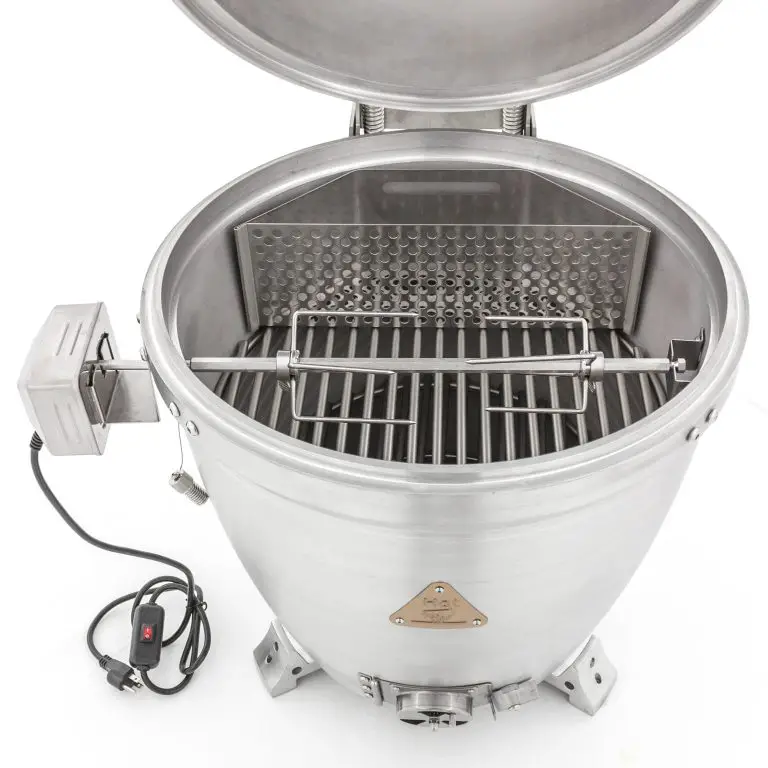 BLAZE BLZ-KMDO-2-ROTIS 20 Inch Kamado Rotisserie with Charcoal Basket