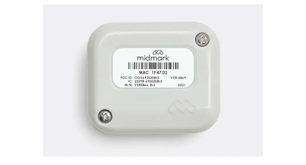 Midmark 692020ble Ble Asset Tag User Guide