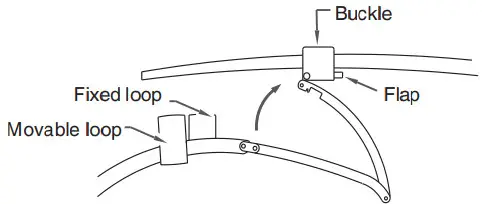 SEIKO M 23 2R05 2R06 Mechanical Watch - buckle