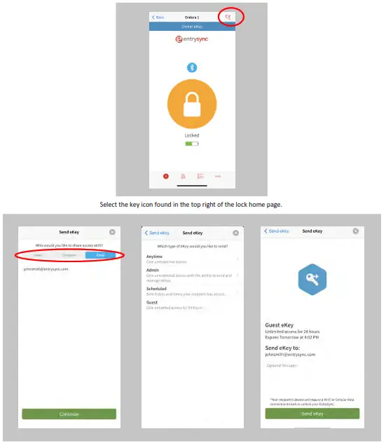 ENDURA ESYNC1 Residential Electronic Lock with BT - Screenffr