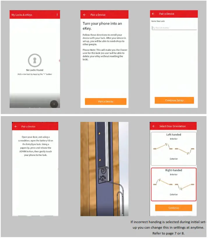 ENDURA ESYNC1 Residential Electronic Lock with BT - lock