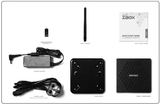 ZOTAC C1331 ZBOX nano Barebone fig1