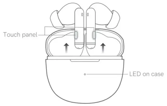 QCY HT03 True Wireless Active Noise Cancelling Earbuds - Instruction
