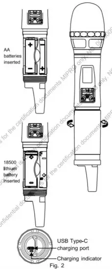 MIPRO ACT 800H Digital Handheld Wireless Microphone - Handheld Wireless Microphone