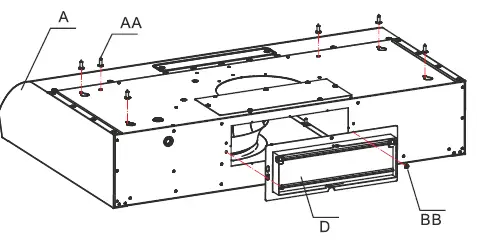 HAUSLANE UC-B017SS Kitchen Range Hood 13