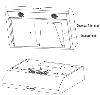 HAUSLANE UC-B017SS Kitchen Range Hood 15