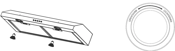 HAUSLANE UC-B017SS Kitchen Range Hood 25