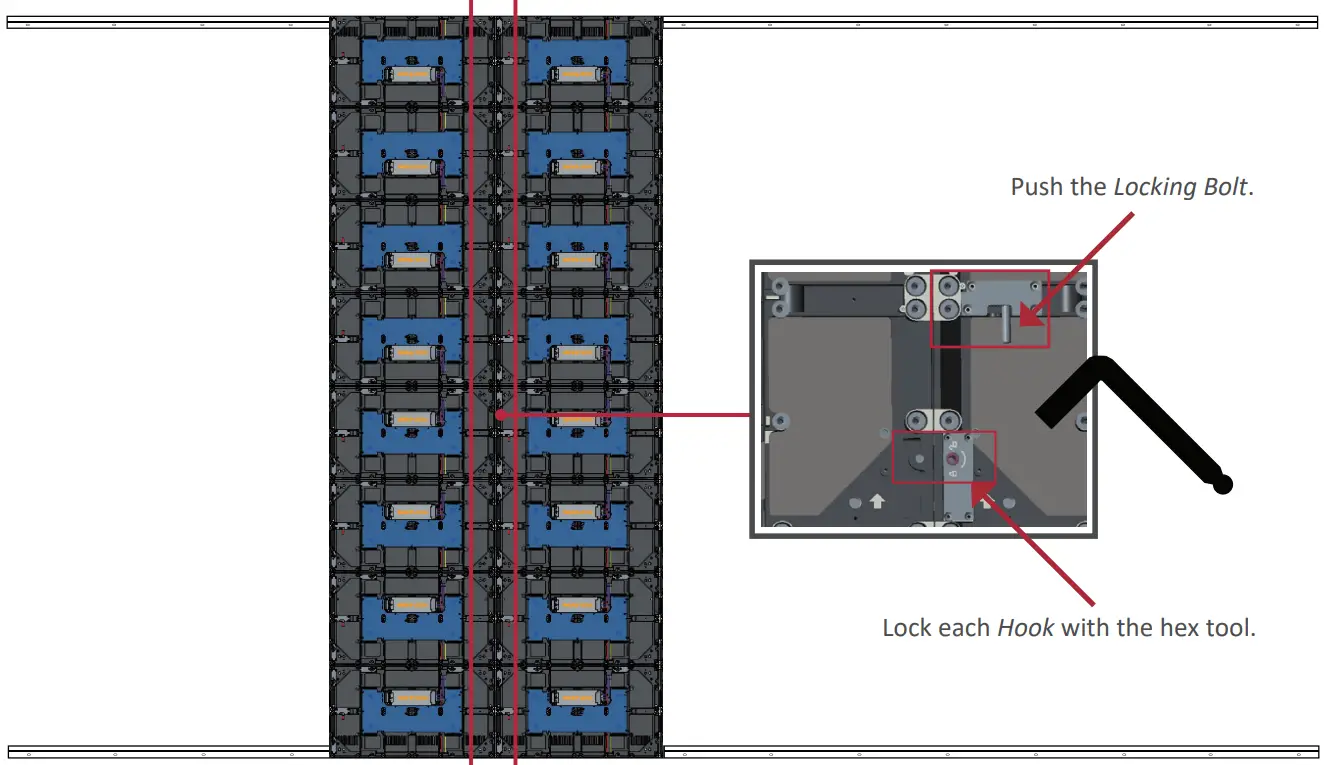 ViewSonic LD216 251 All In One Direct View LED Display - Rear Panel 3