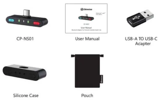 Chinsion CP NS01 Bluetooth Adapter - Package Contents