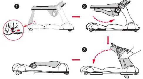 anko Combo Walker - To fold the walker