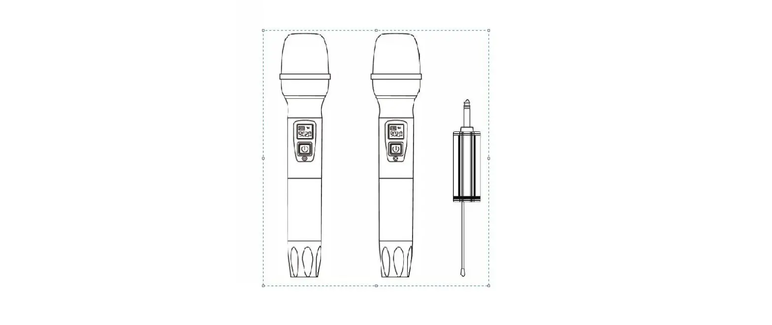 Fduce D-60 Wireless Microphone Set Owner's Manual