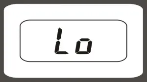 Low battery indication