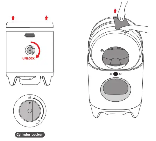 PETKIT P9901 Air Magicube Smart Odor Eliminator - cylinder