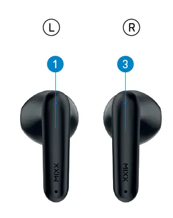 MIXX 269009 StreamBuds Air 3 True Wireless Earbuds 4