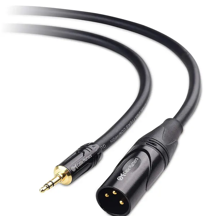 Cable-Matters-(1-8 Inch)-3.5mm-to-XLR-Cable-3-ft-Male-to-Male-logo