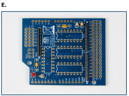 velleman Analog Input Extension Shield - Mind the polarity