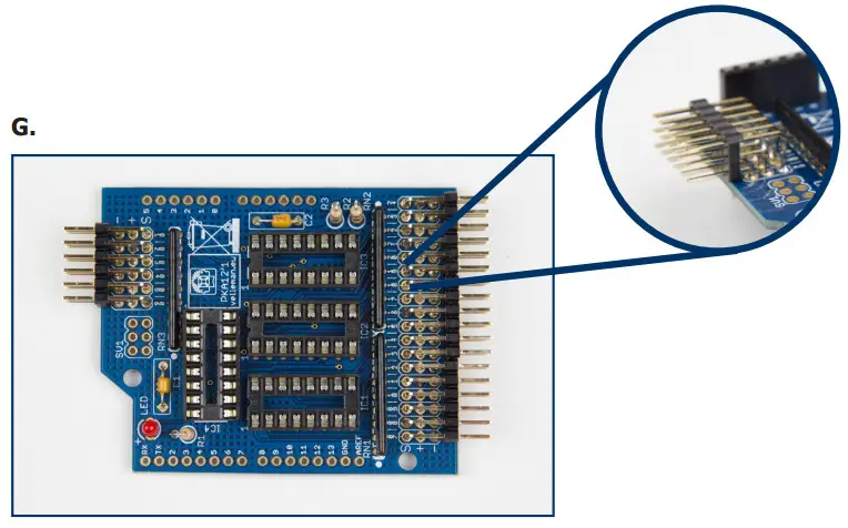 velleman Analog Input Extension Shield - Solder