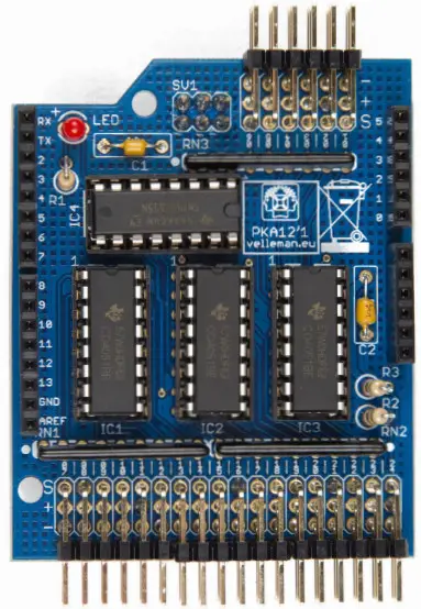 velleman Analog Input Extension Shield - Specifications2