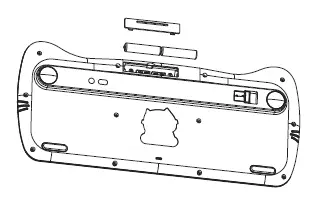 SQT Electronics SK-668BT Bluetooth Keyboard FIG 1