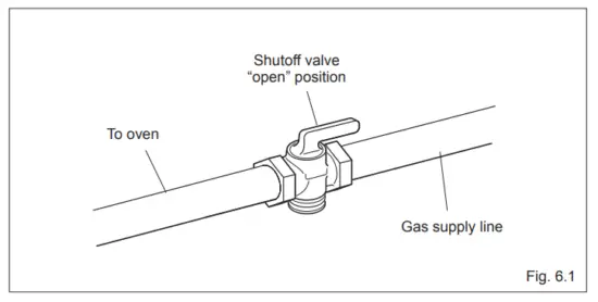 Empara EMPV 24WO08 Built In Gas Oven - Manual Shut