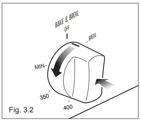 Empara EMPV 24WO08 Built In Gas Oven - OVEN BURNER 1