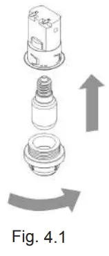 Empara EMPV 24WO08 Built In Gas Oven - OVEN LIGHT