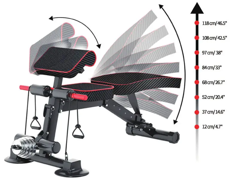 COSTWAY FH10014 Weight Bench - The Installation Diagram Step 9