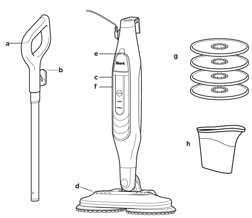 SHARK S7000 Scrubbing & Sanitizing Steam Mop 1