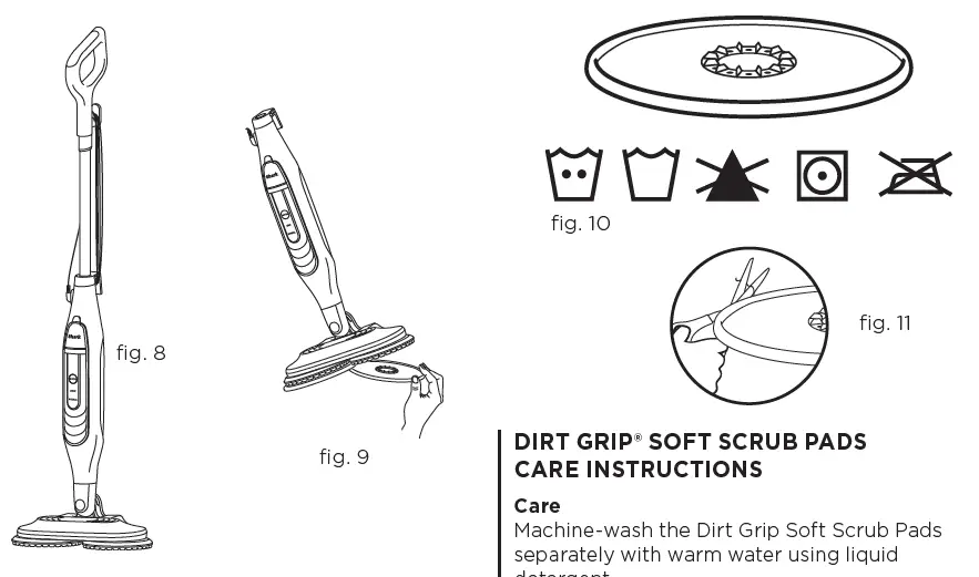 SHARK S7000 Scrubbing & Sanitizing Steam Mop 7