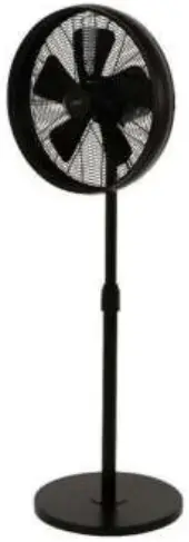 LUCCI 213117 16 Inch Airfusion Breeze Pedestal Fan