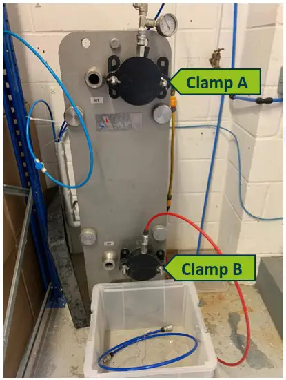 EIT Gappscan Heat Exchanger Qualification & Surface Integrity Detection System - Preparing the Plate Heat Exchanger