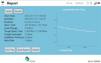 EIT Gappscan Heat Exchanger Qualification & Surface Integrity Detection System - Tablet 18