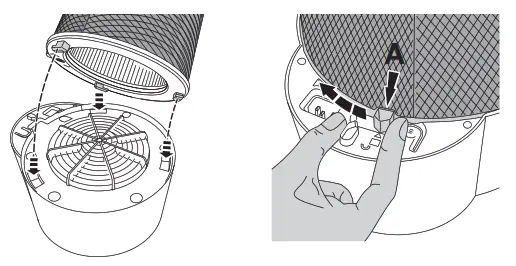 IDEAL AP30 PRO Air Purifier - Filter replacement 2