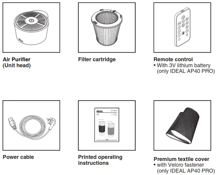 IDEAL AP30 PRO Air Purifier - box